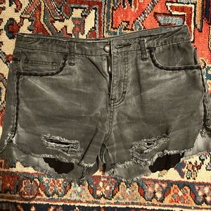 FREE PEOPLE DENIM SHORTS